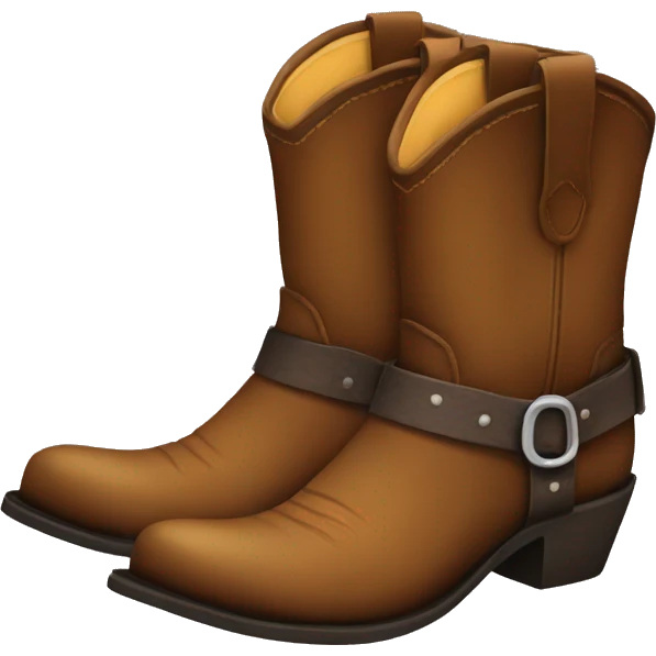 Cowgirl boots emoji