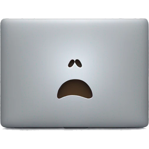 macbook with onlien icon  emoji