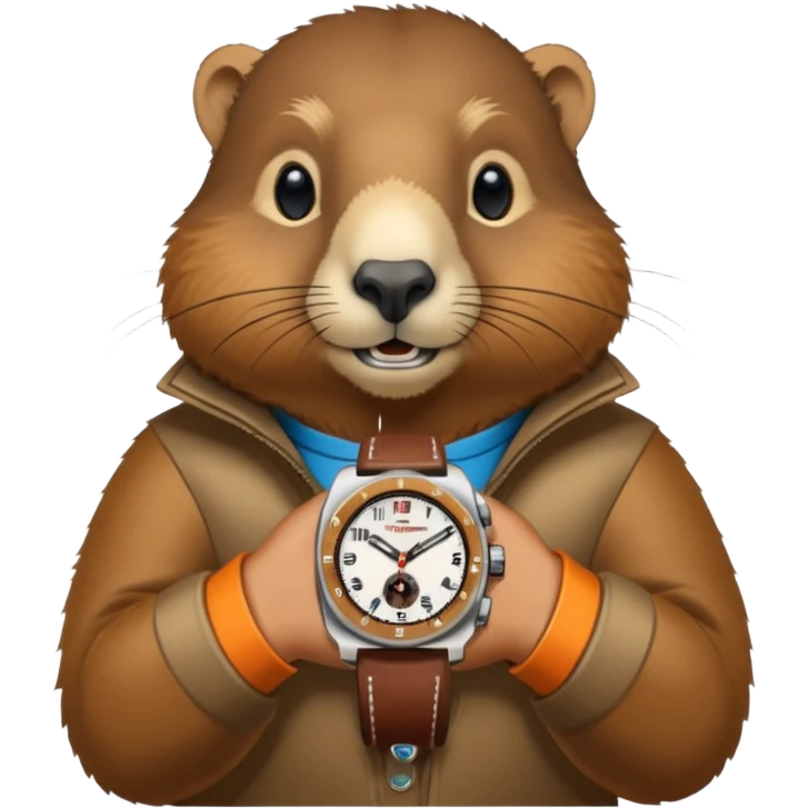 Marmot with a richard mille emoji