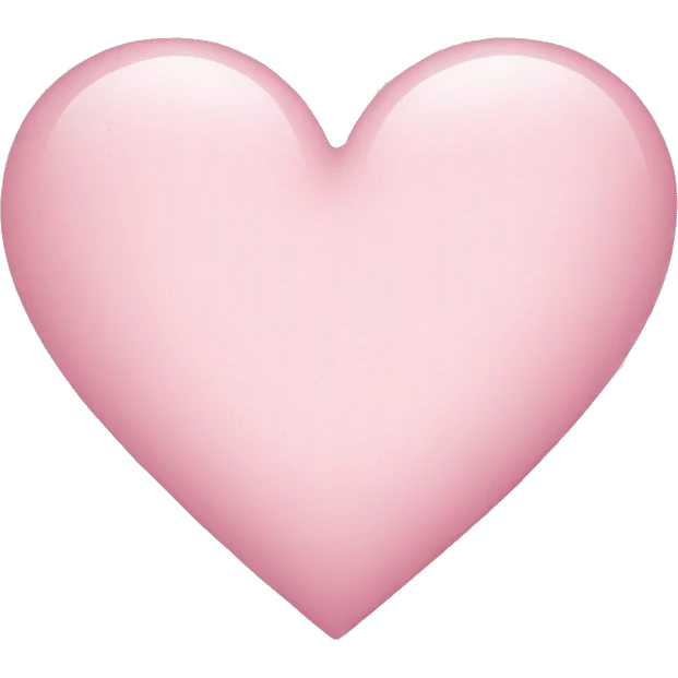 light pink heart emoji