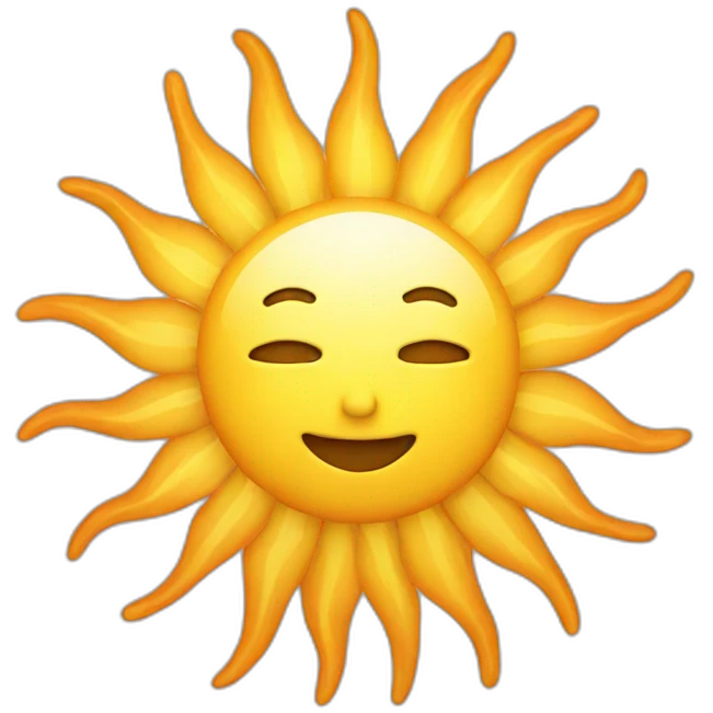 Sun emoji