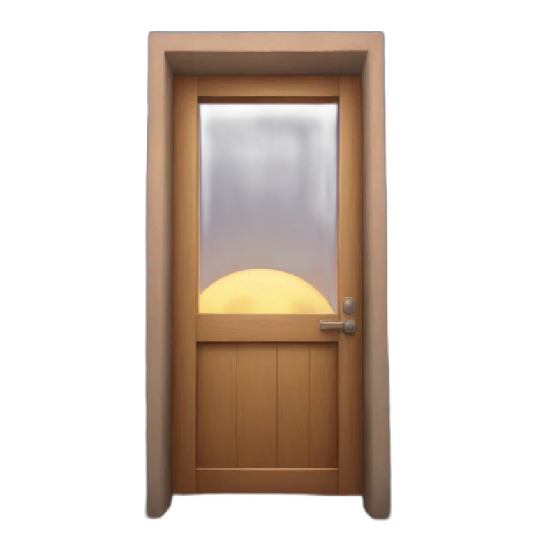 Puerta en el cielo emoji