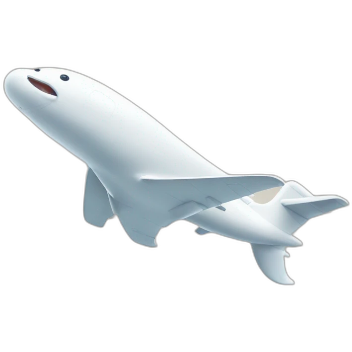 Airplane beluga emoji