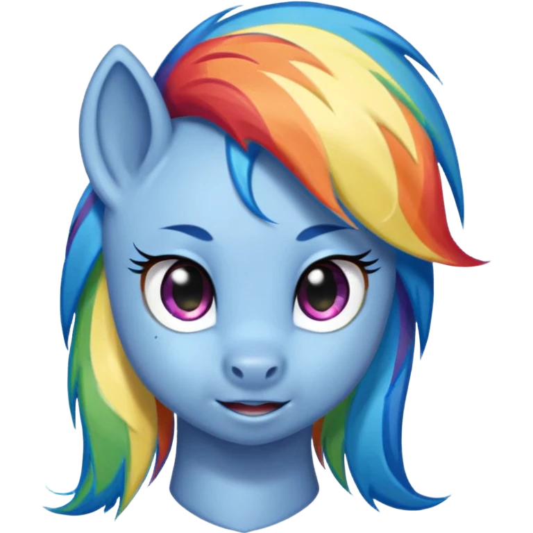 Rainbow dash emoji