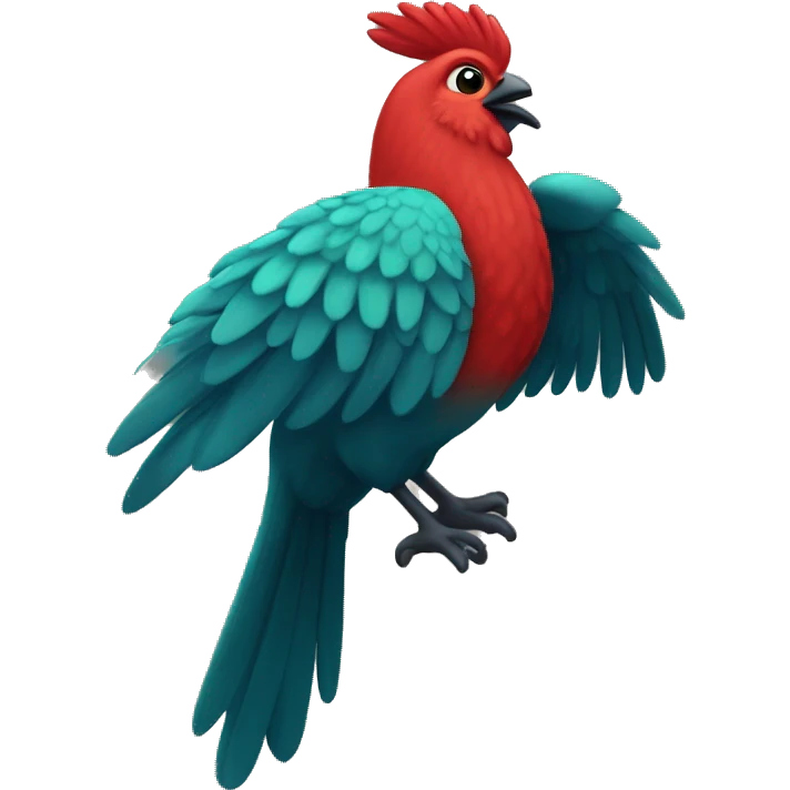 Red Liverbird emoji