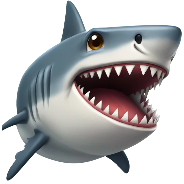 scary shark emoji