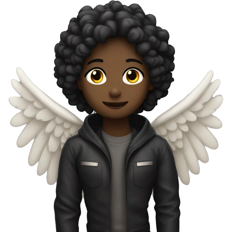 black angel wings emoji
