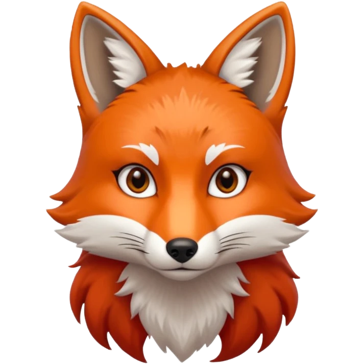 a fox who says no emoji