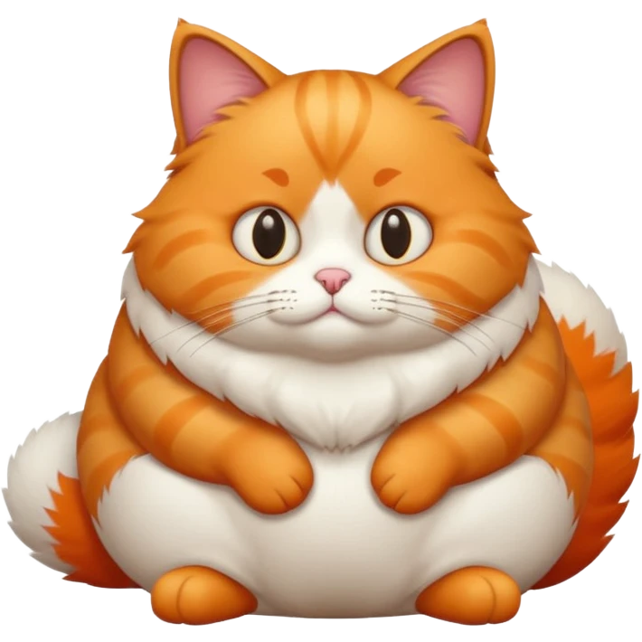 Fat cat emoji