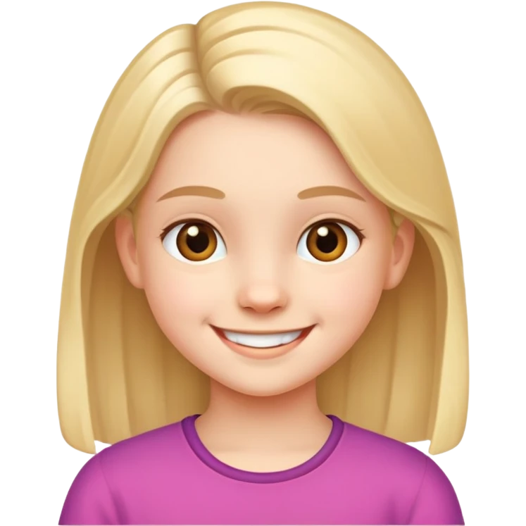 Girl 10yo emoji