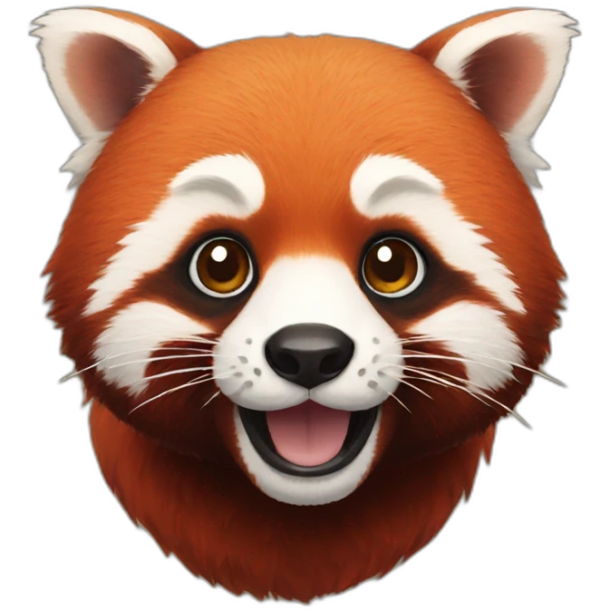 Red panda emoji