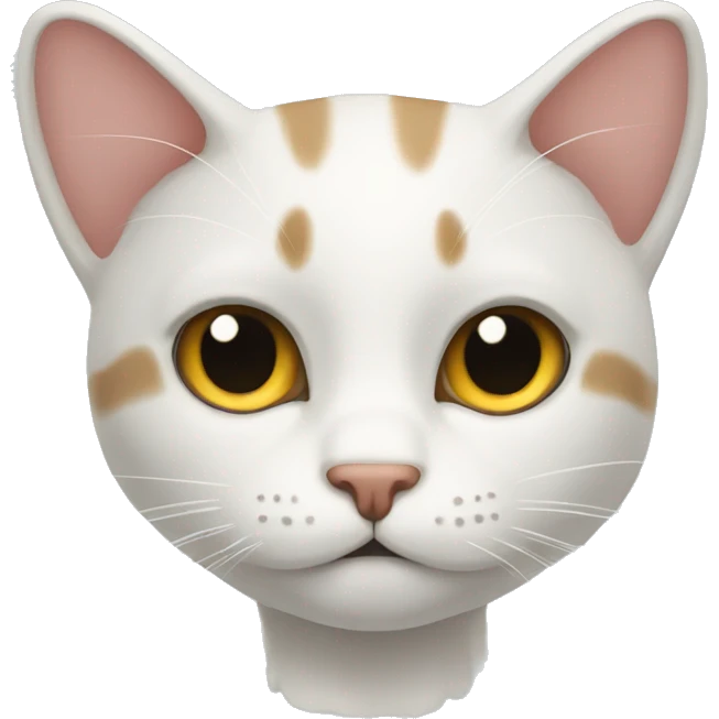 un emoji de gato blanco  emoji