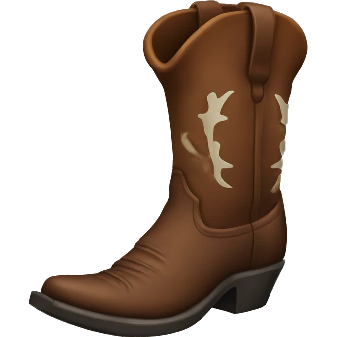 Cowboy boot emoji
