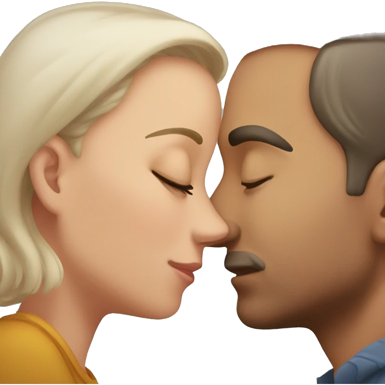 Forehead kiss emoji