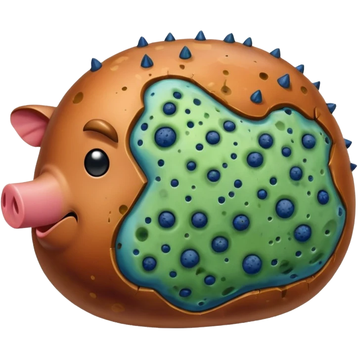 rotting ham emoji