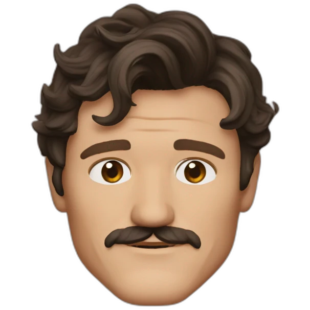 Pedro pascal en colere emoji