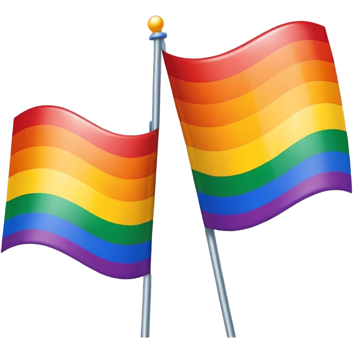 Gay men flag emoji
