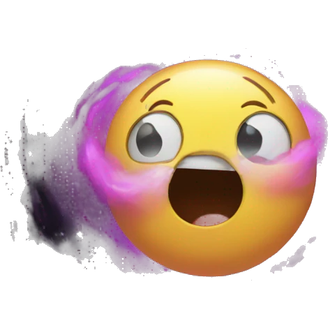 black hole cute emoji