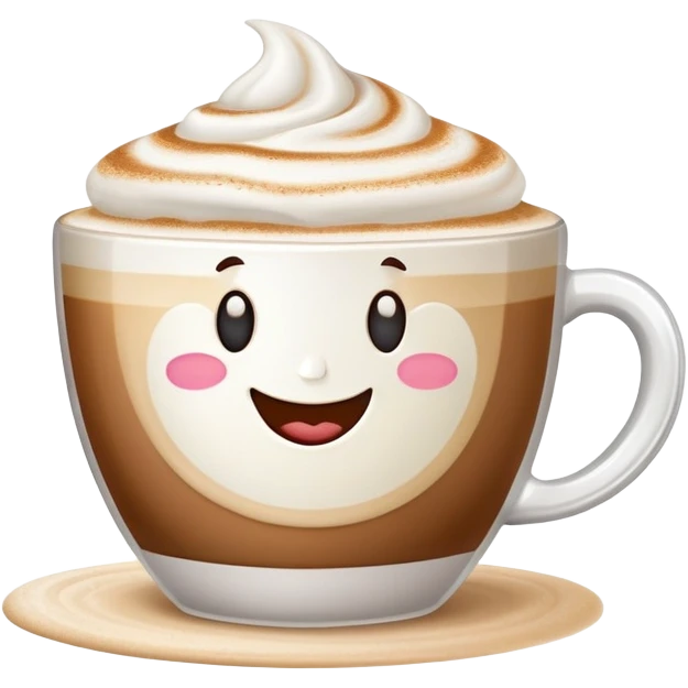 Cappuccino felice  emoji