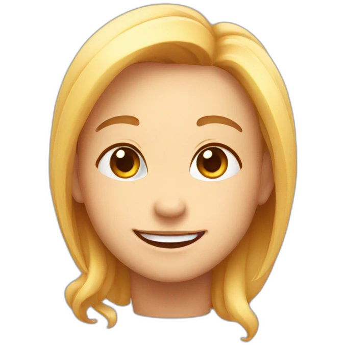 Cute smile  emoji