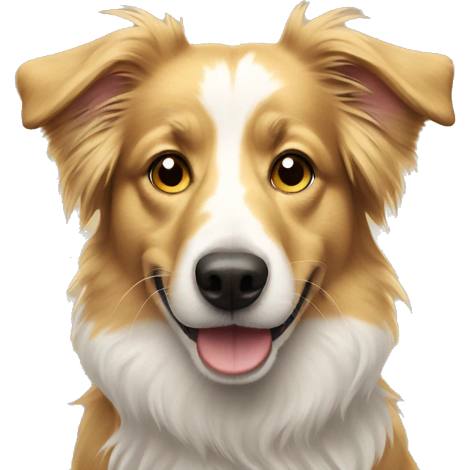 Golden Aussie dog emoji