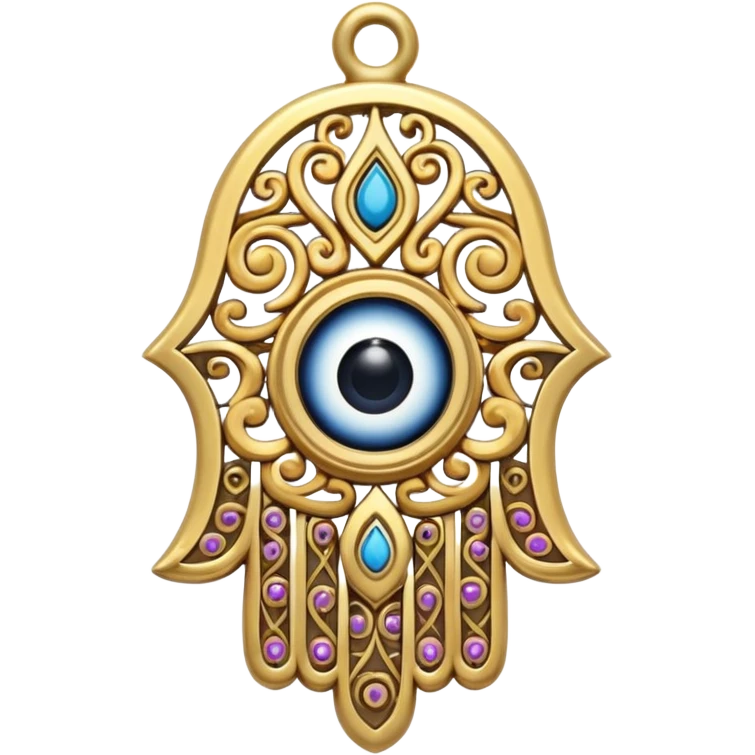 hamsa charm symbol emoji