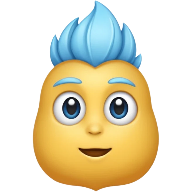 Glitter pacote de pipoca, listras roxas e azul ciano emoji