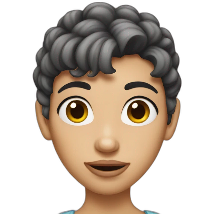 Ugly princess emoji