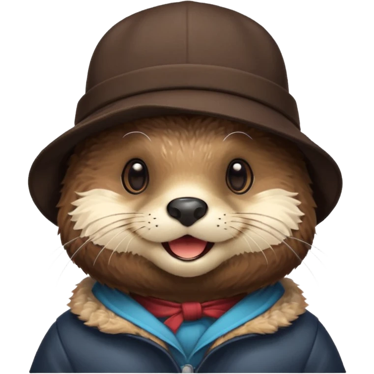 şapka takan su samuru emoji