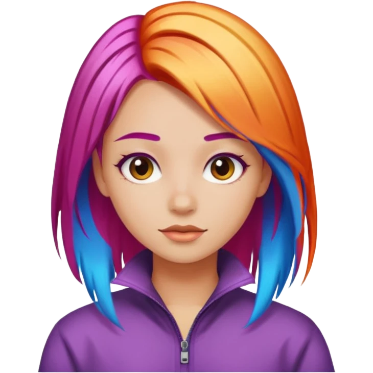 brush hair dye emoji