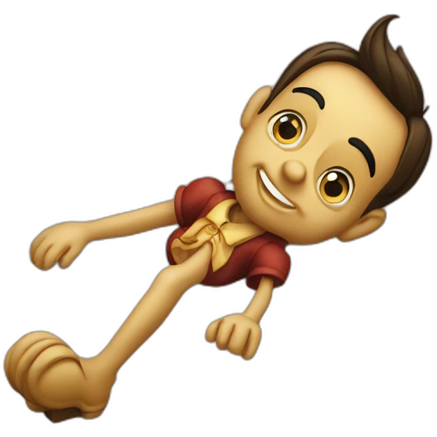 Pinocchio lies of p emoji