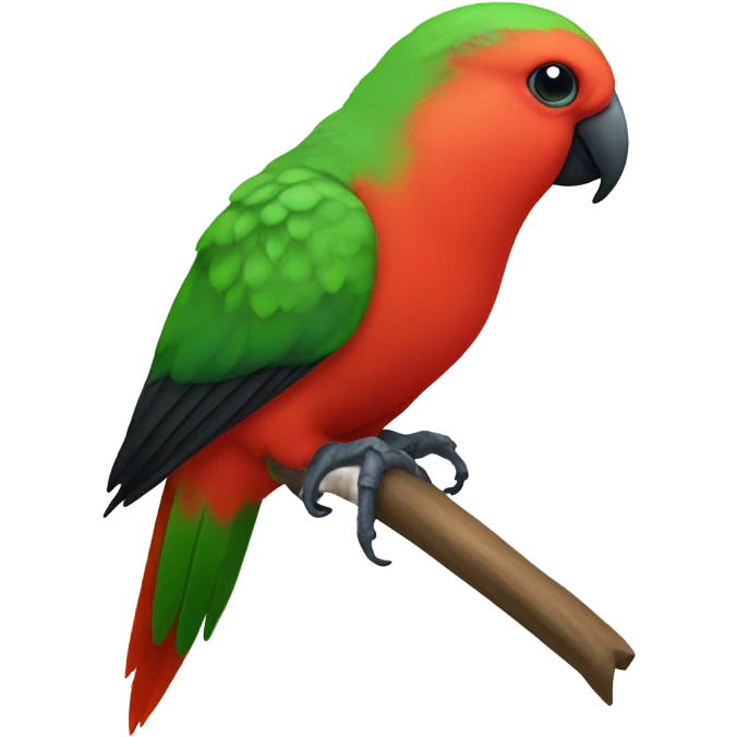 King parrot emoji