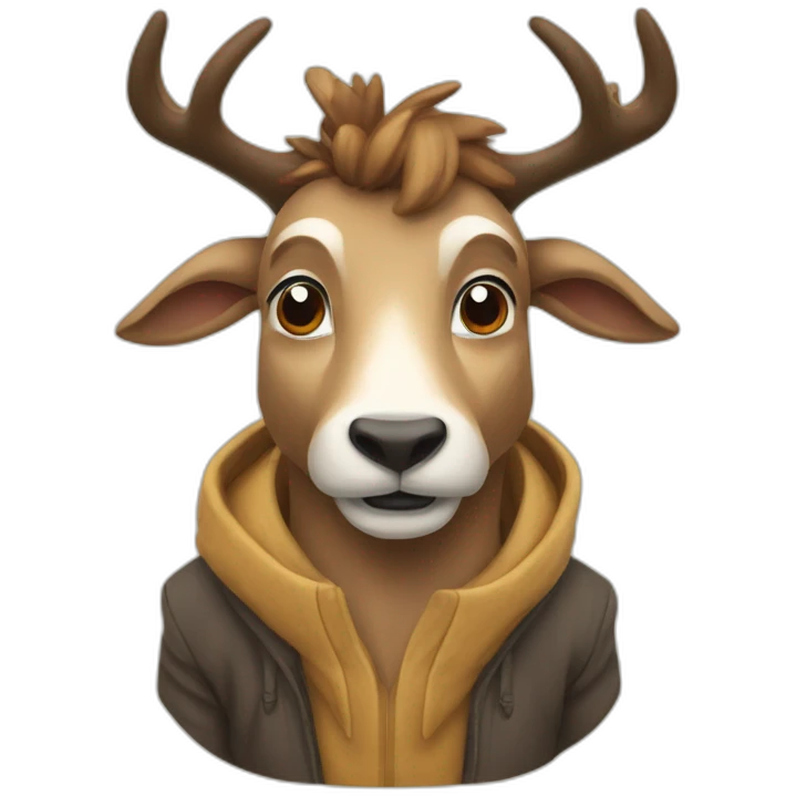 Männliches Reh emoji