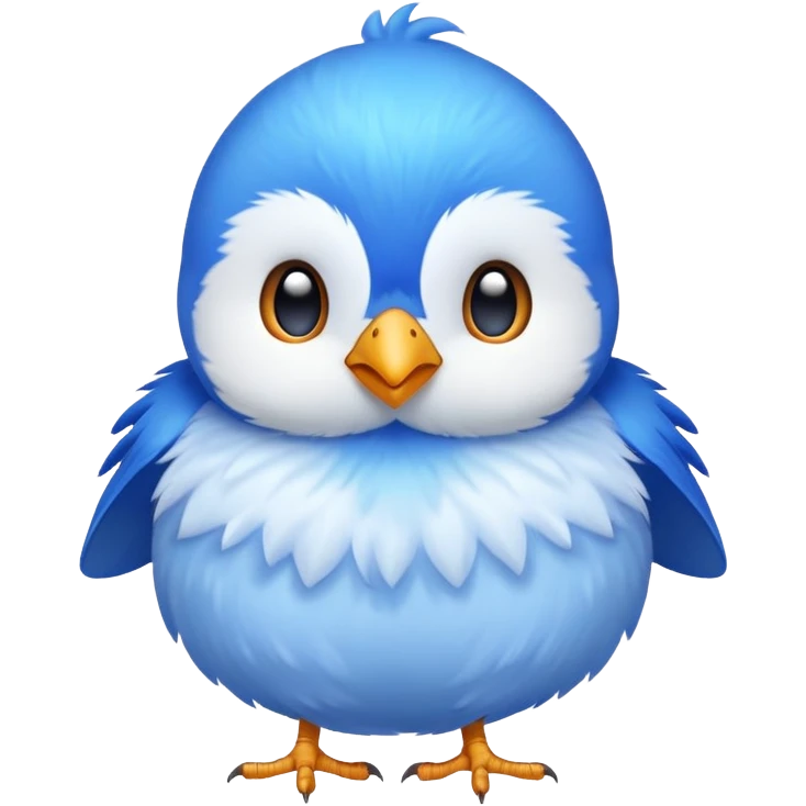 blue bird named gnochi emoji