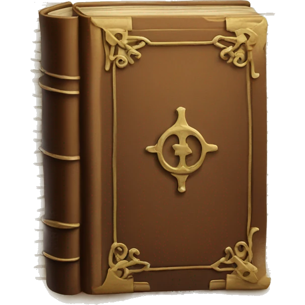 Closed old book emoji