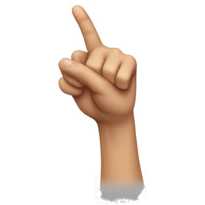 one thumb shorter than the other emoji