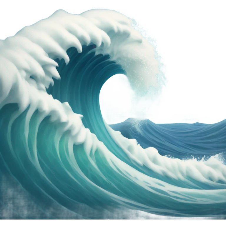 wave at sea emoji