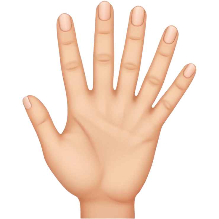 3 fingers hand  emoji