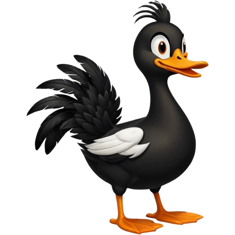 Daffy Duck from Looney Tunes emoji