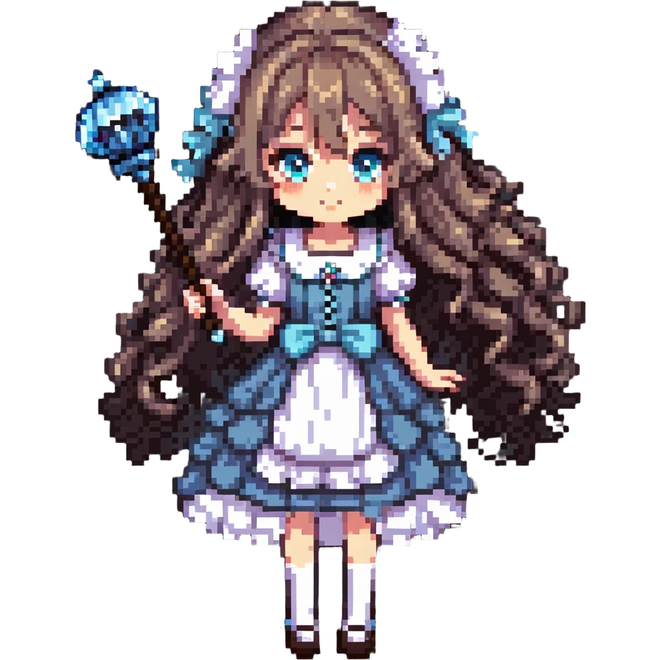 magical girl anime character with pastel palette emoji