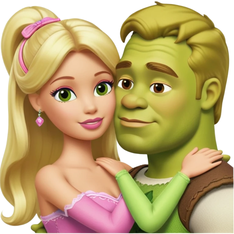 Shrek fucking Barbie  emoji