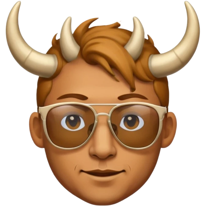 man with horns and sunglasses emoji