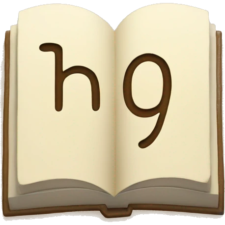 square book saying happy one year  emoji