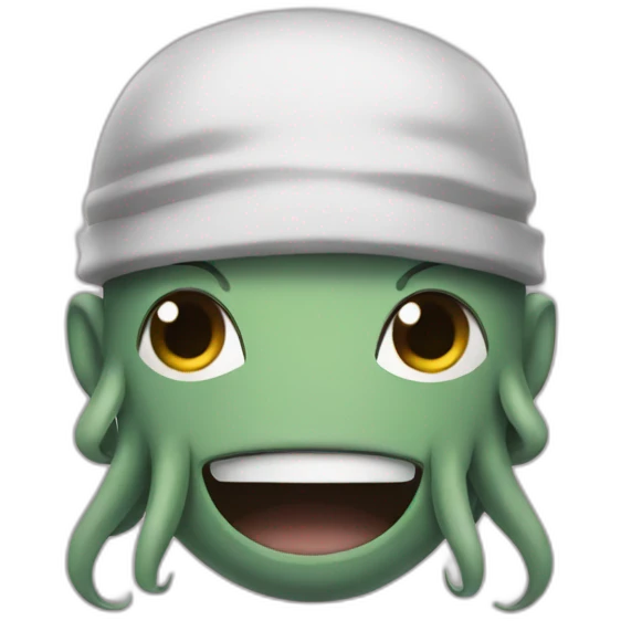 cute kraken naruto face emoji