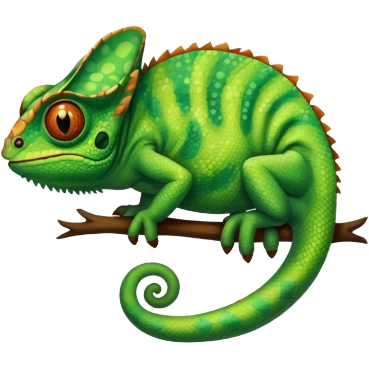 A chameleon with a shirt that says CELANS emoji