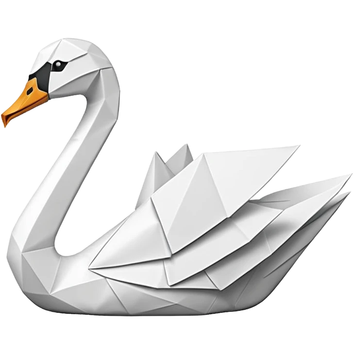 origami swan emoji emoji