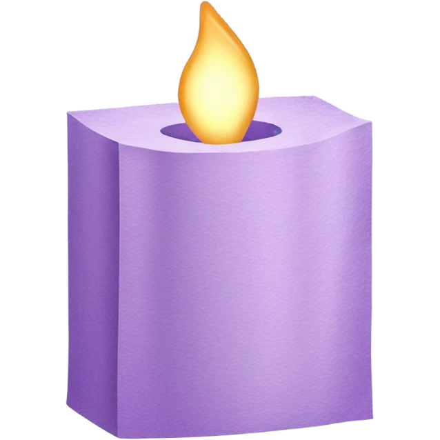 Tissue paper light purple emoji