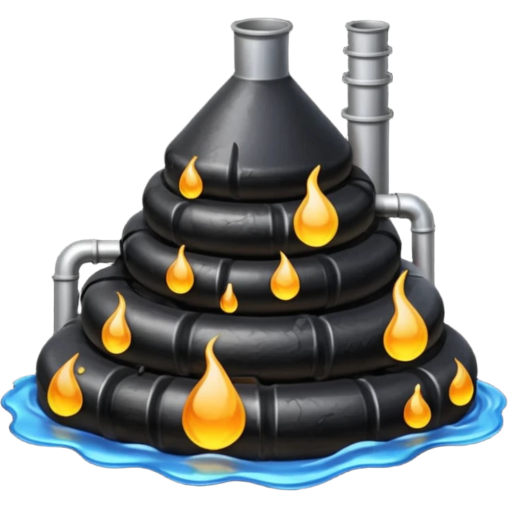 oil refining waste emoji