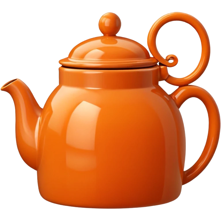 orange tea pot emoji