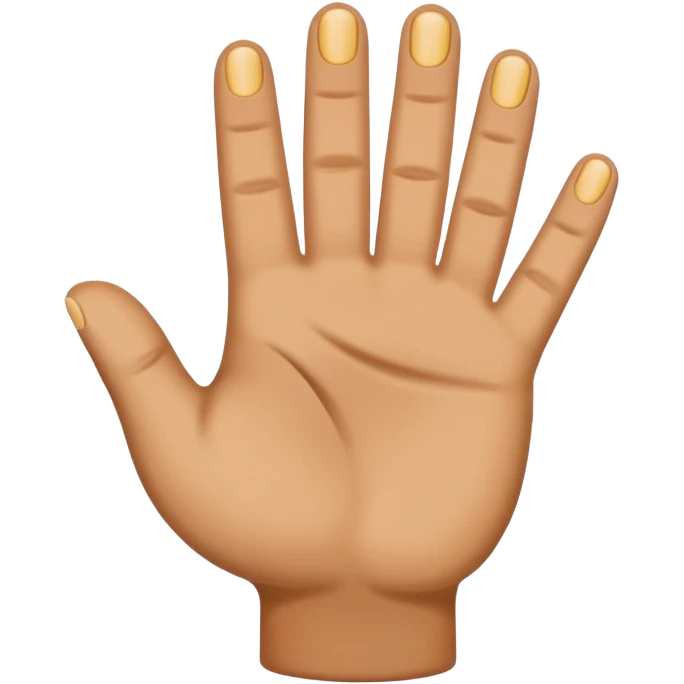 U shape fingers emoji create  emoji